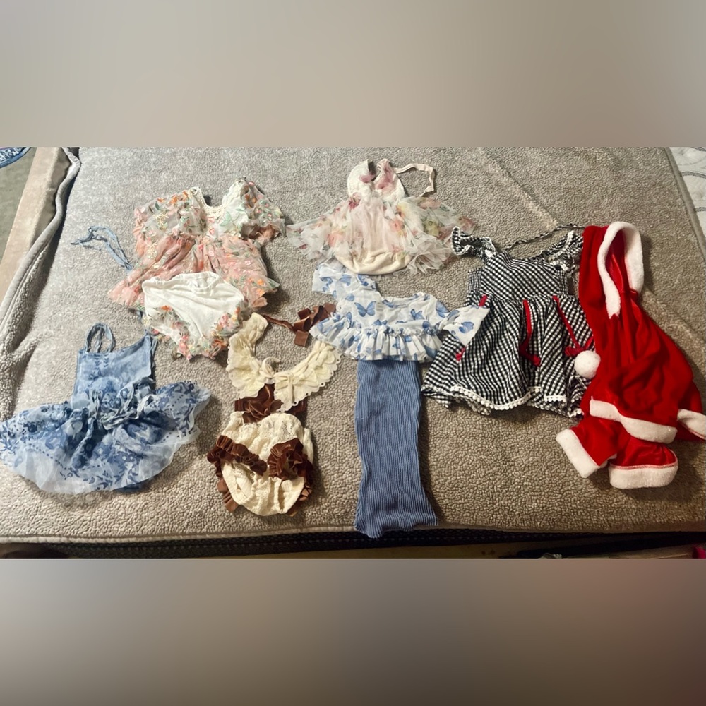 Photographer girl outfit bundle sitter to toddler